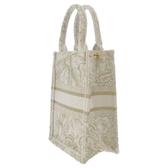 Dior Shoulder Gold Bag 2way Mini White - Picture 1 of 14